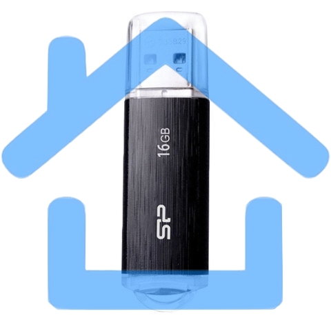 Флешка USB R/W 16Gb Ultima U02 SP016GbUF2U02V1K USB2.0 черный