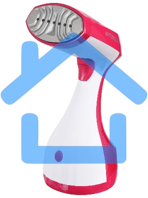 Отпариватель ручной Hyundai H-HS02123 1650Вт белый/вишневый