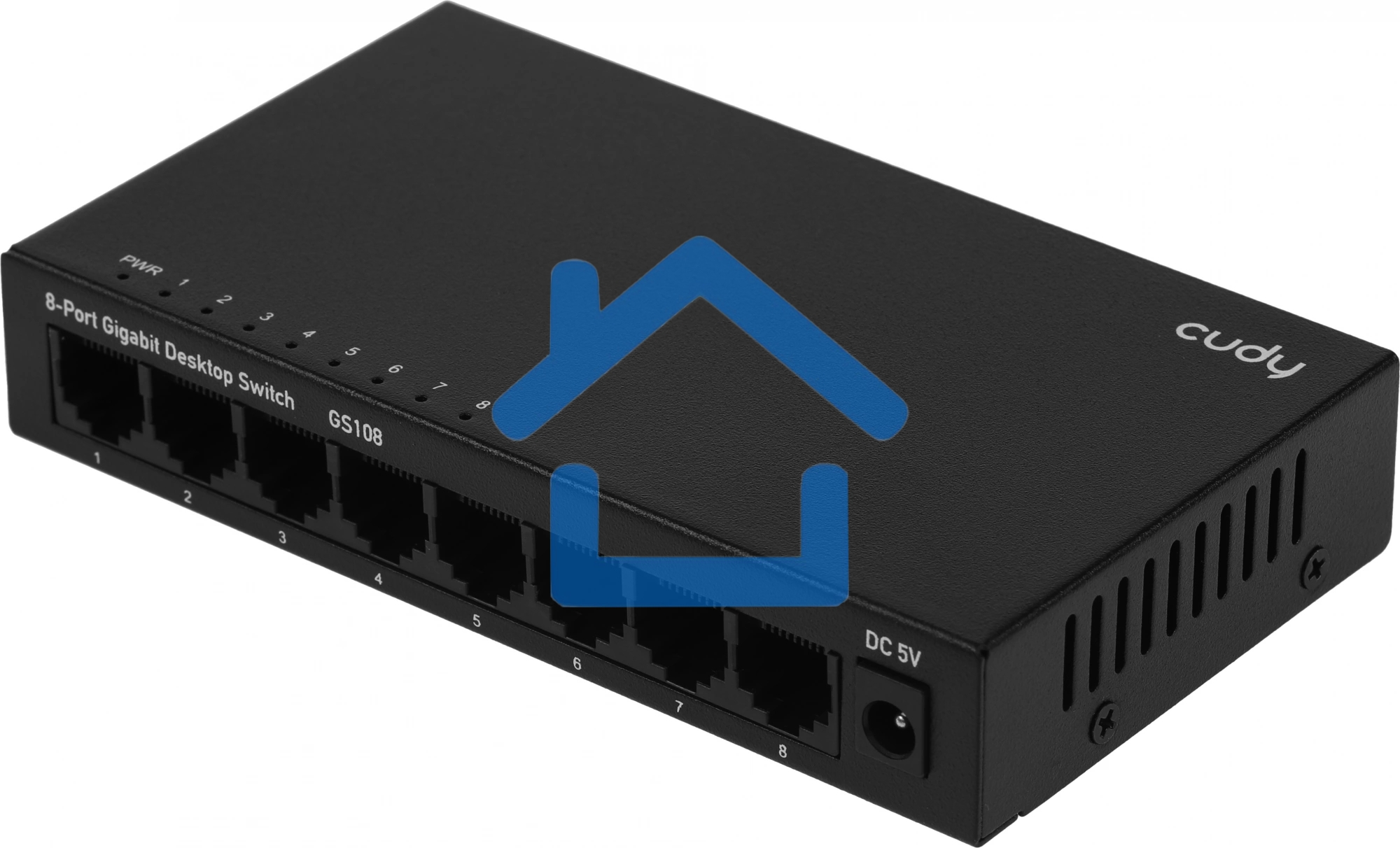 Коммутатор Cudy GS108 (L2) 8x1Гбит/с неуправляемый