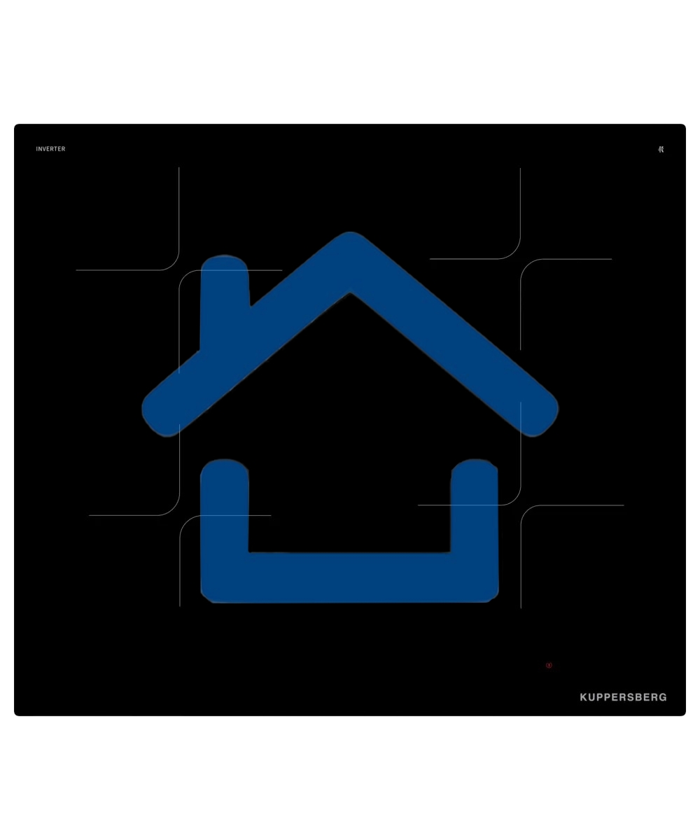 Варочная поверхность Kuppersberg ICI 605, индукционная, inverter, High-Tech, 60 см, пауза, таймер, блокировка панели управления, автоматическое отключение, бустер, 9 уровней мощности, прямые края, индикация остаточного тепла, сенсорное управление/invisibl