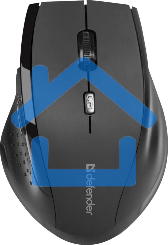 Мышь беспроводная Defender Accura MM-365 черный, 1600 dpi, радиоканал, USB, кнопки - 6