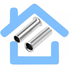 Наконечник штыревой втулочный L-7 мм 1.5 мм² (НШВ 1.5-8/НГ 1.5-7) Rexant