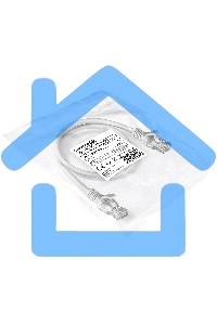 Патч-корд ExeGate EX286379RUS UTP-RJ45-RJ45-5e-0,5M-LSZH-GY, UTP, cat.5e, LSZH, 0.5м, серый