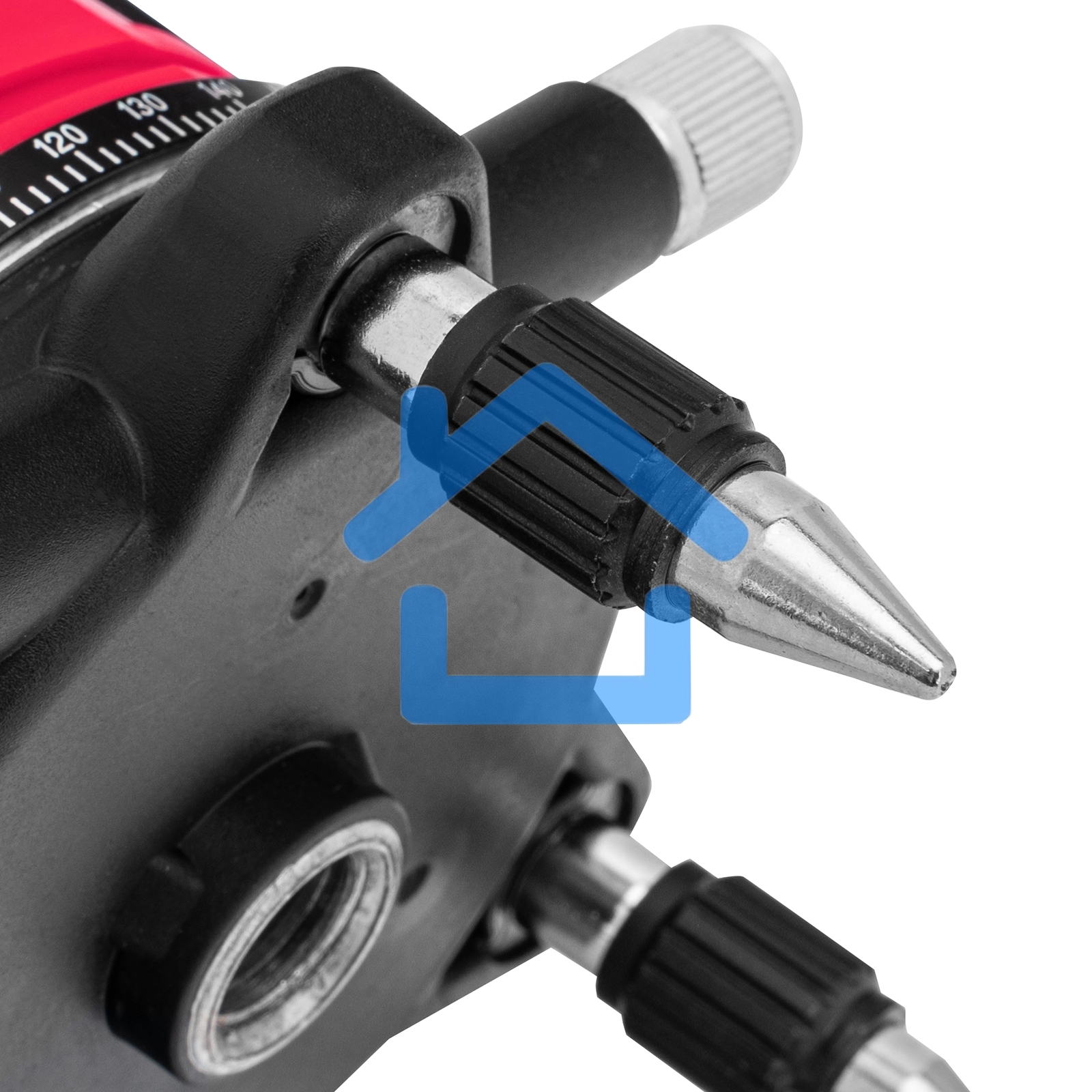 Лазерный уровень CRL-30R, 30 м, красный луч, батарейки, резьба 5/8