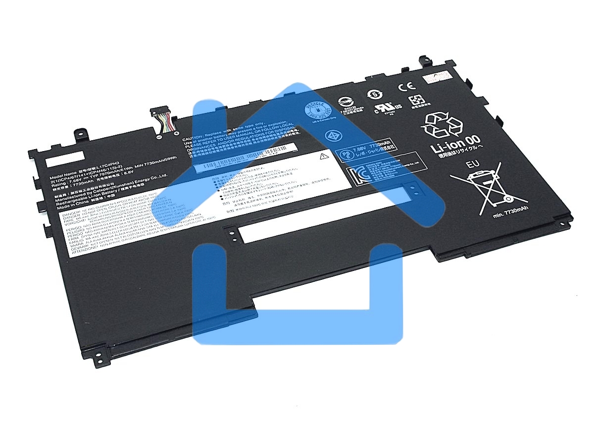 Аккумуляторная батарея для ноутбука Lenovo Yoga C630 7.68V 7820mAh