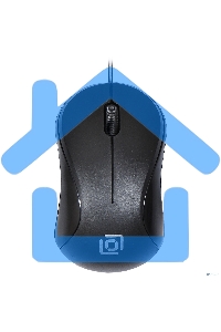 Мышь проводная Oklick 115S черный, 1200 dpi, USB, кнопки - 3