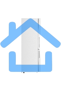 Холодильник Maunfeld MFF185NFW Inverter белый двухкамерный 240/100 л морозилка снизу, No Frost