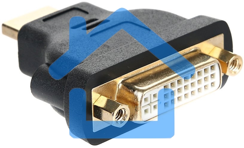 Переходник HDMI/DVI-D 19M/25F VCOM позолоченные контакты, VAD7819