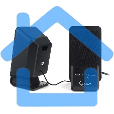 Акустическая система Gembird SPK-510, черный, 6 Вт, рег. громкости, разъем для наушников,USB-питание