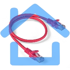 Патч-корд ExeGate EX286378RUS UTP-RJ45-RJ45-5e-0,5M-LSZH-RD, UTP, cat.5e, LSZH, 0.5м, красный