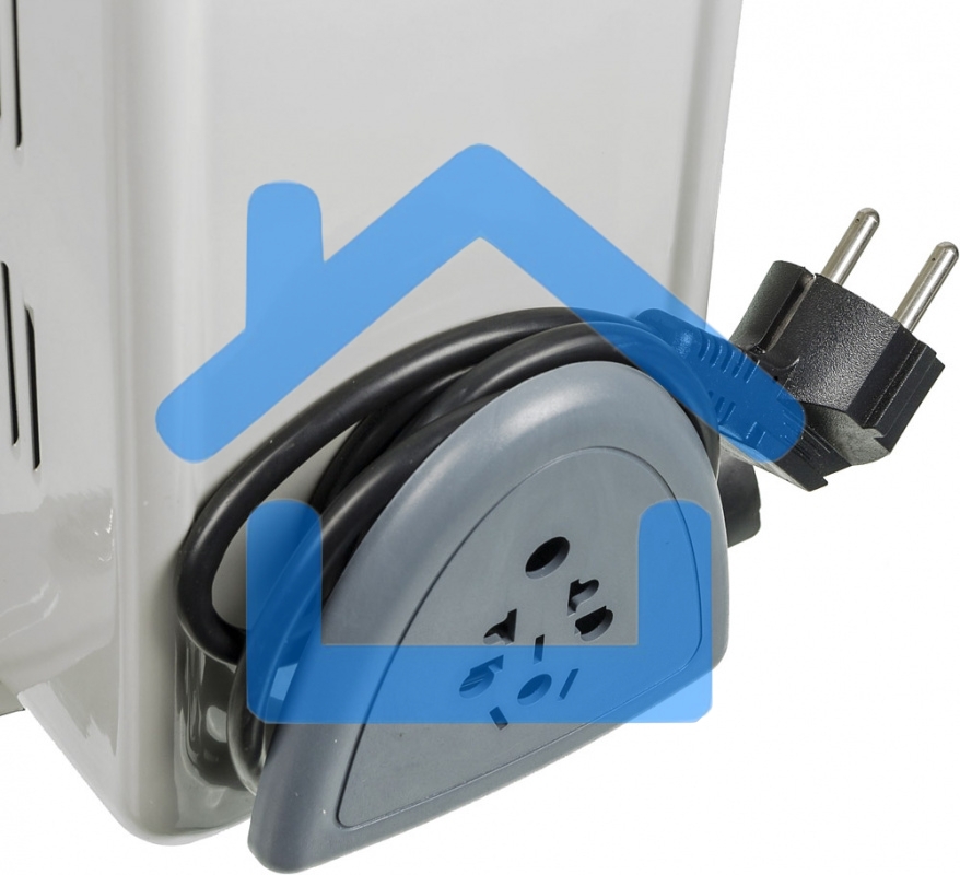 Обогреватель масляный Ресанта ОМ-12Н (11 секций) белый, 2500 Вт, 25 м2, термостат