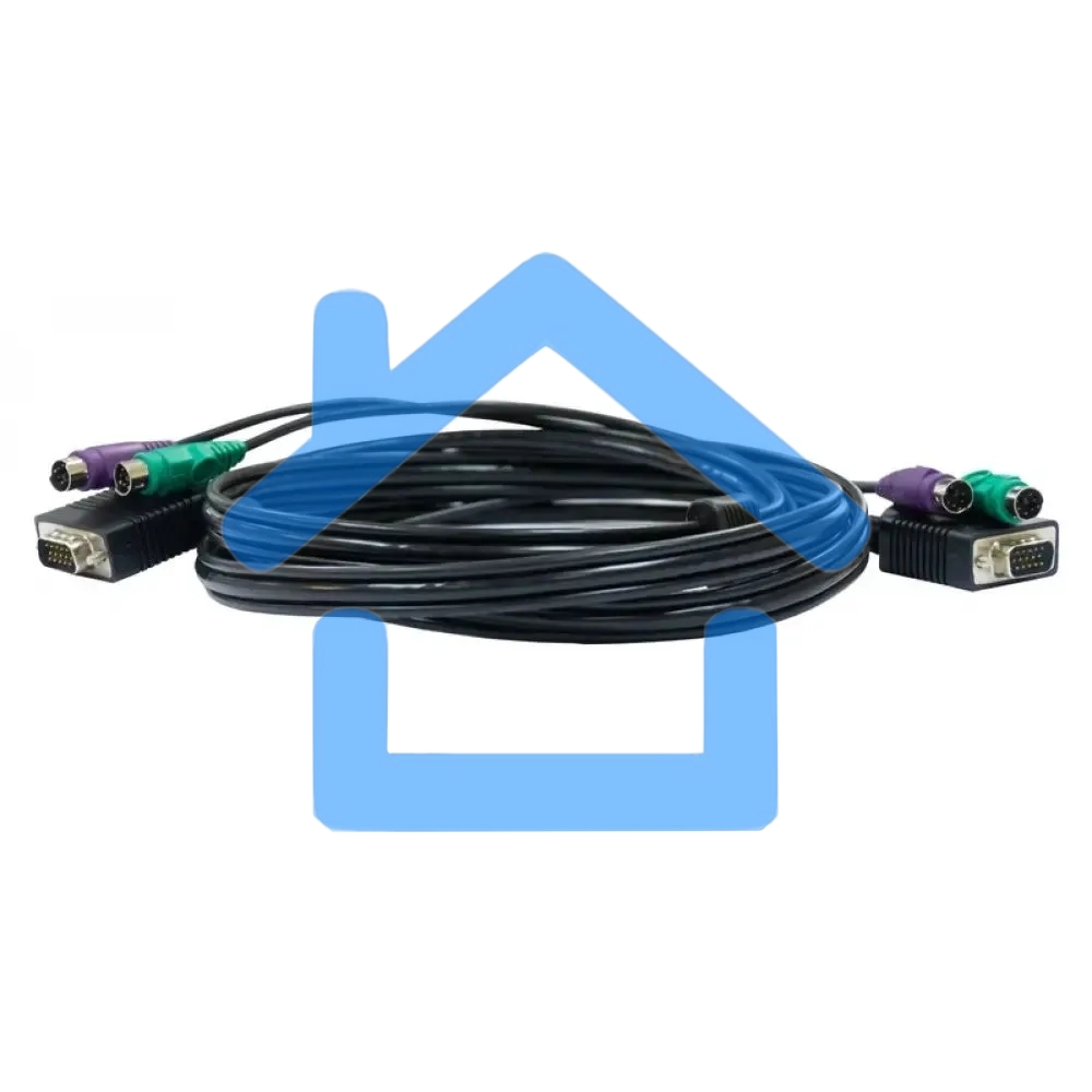Набор кабелей D-LINK DKVM-CB3 для DKVM - 2хPS/2,1xVGA, 3м