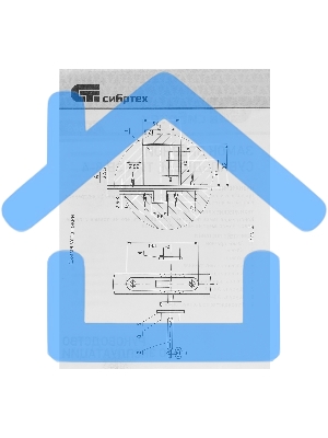 Замок врезной СИБРТЕХ ЗВ8-4,сувальдный91663
