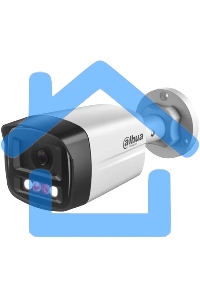 Камера видеонаблюдения IP Dahua DH-IPC-HFW1239TL1P-A-IL-0360B 3.6-3.6мм цв. корп.:белый