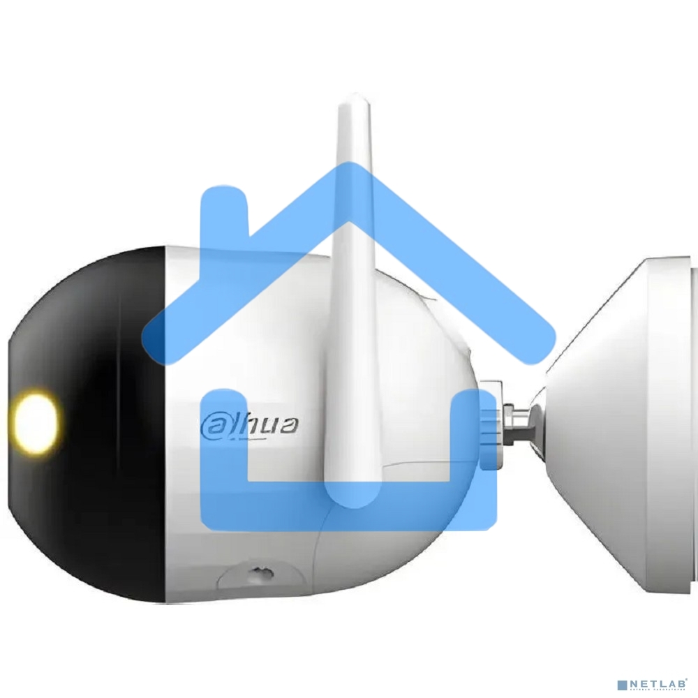 Уличная цилиндрическая IP-видеокамера с LED-подсветкой до 30м и Wi-Fi DAHUA 2Мп; 1/3” CMOS; объектив 2.8мм; чувствительность 0.005лк@F1.6; сжатие: H.265+, H.265, H.264+, H.264, MJPEG; 2 потока до 2М