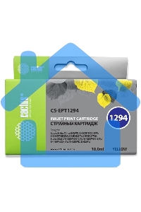 Картридж струйный Cactus CS-EPT1294 (T1294) желтый (10 мл) для Epson Stylus Office B42/BX305/BX305F/BX320/BX525/BX625/SX420/SX425
