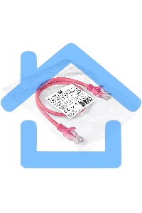 Патч-корд ExeGate EX286378RUS UTP-RJ45-RJ45-5e-0,5M-LSZH-RD, UTP, cat.5e, LSZH, 0.5м, красный