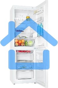 Холодильник Atlant ХМ-4621-101-NL белый двухкамерный 211/94л морозилка снизу