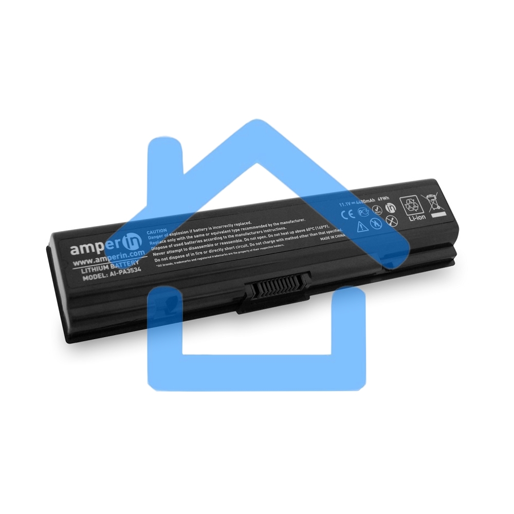 Аккумуляторная батарея Amperin для ноутбука Toshiba A200 A215 A300 11.1v 4400mah