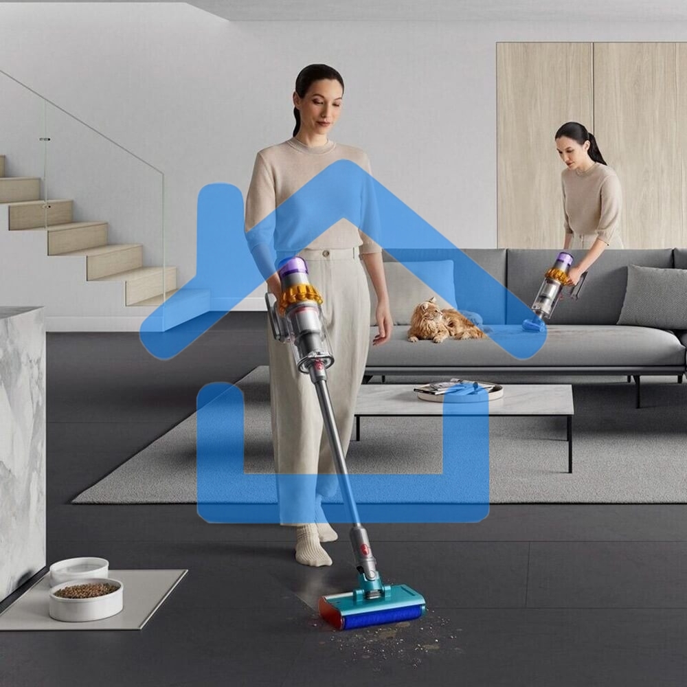 Пылесос вертикальный Dyson V15s Detect Submarine (448798-01) серый, питание от аккумулятора, 240 Вт, уборка влажная/сухая, пылесборник 0,76 л, работа от АКБ max 60 мин.