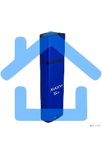 Флешка USB Maxvi MP2 blue (FD16GbUSB20C10MP2), 16Gb, USB 2.0, R/W 15/5, синий/черный