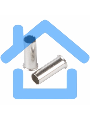 Наконечник штыревой втулочный L-6 мм 0.75 мм² (НШВ 0.75-6/НГ 0.75-6) Rexant