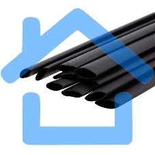 Трубка термоусаживаемая двухстенная клеевая 15.9/7.95мм (уп.10шт) по 1м черный Rexant 26-2106