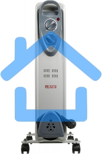 Обогреватель масляный Ресанта ОМ-12Н (11 секций) белый, 2500 Вт, 25 м2, термостат