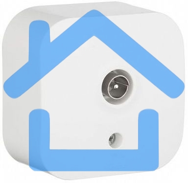 Розетка Quteo TV БЕЛ Quteo Розетка TV БЕЛ