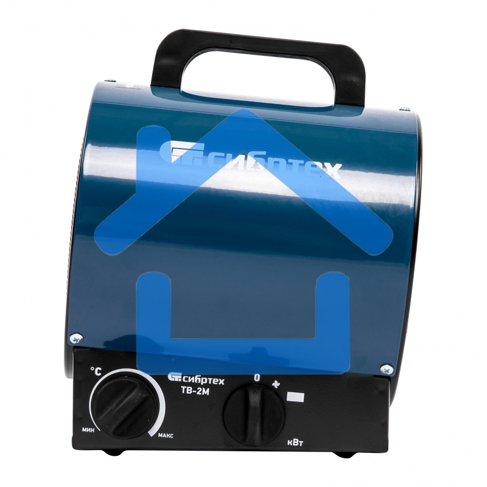 Тепловая пушка Сибртех ТВ-2М (тепловентилятор), 230 В, 2 реж. вентилятор, 2000 Вт
