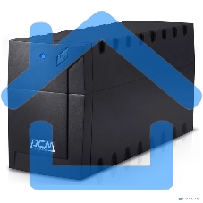 Источник бесперебойного питания Powercom Raptor RPT-1000A EURO 600Вт 1000ВА черный