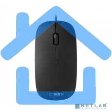 Мышь проводная CBR CM 104 черный, 1200 dpi, USB, кнопки - 3