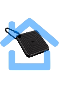 Твердотельный диск 1TB Silicon Power PC60, External, USB 3.2 Type-C R/W - 540/500 Mb/s черный