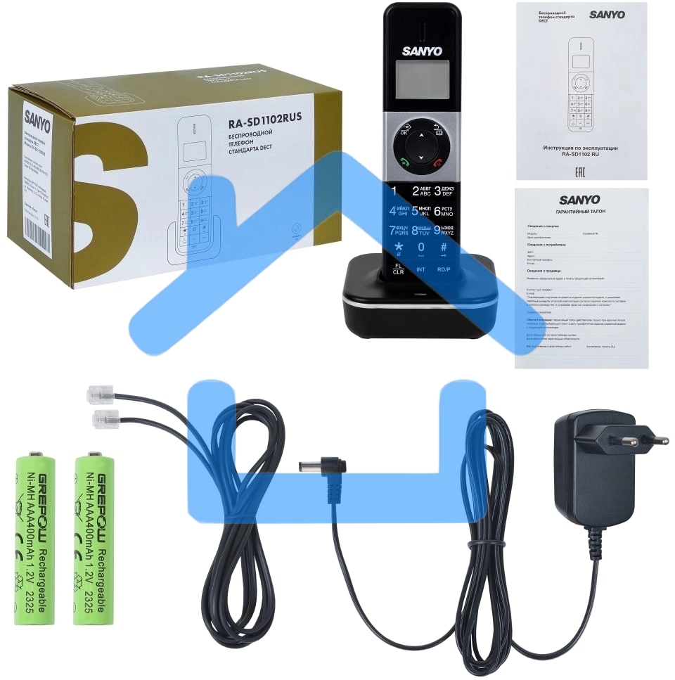 Беспроводной телефон стандарта DECT SANYO RA-SD1102RUS