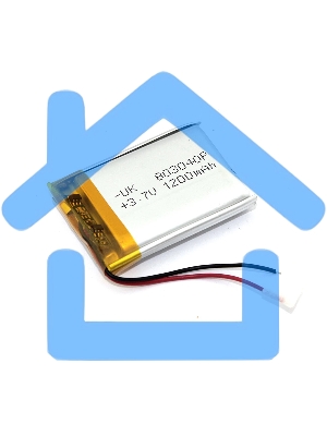 Аккумулятор Li-Pol (батарея) 8*30*40мм 2pin 3.7V/1200mAh