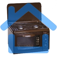 Плита комбинированная Gefest ПГЭ 120 К19 коричневый, конфорок 2 газовых, духовка 18 л, 55 см x 40 см x 39 см