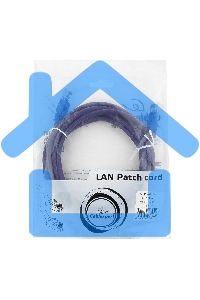 Патч-корд UTP Cablexpert кат.5e, 3м, литой, многожильный, фиолетовый