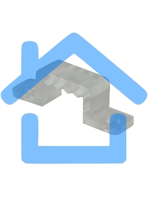 Монтажная клипса для LED ленты Neon-night 220 В 6.5x17 мм