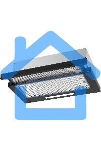 Вытяжка встраиваемая Evelux TEL 60 B черный, 60 см, 670 куб. м/ч, 46 дБ