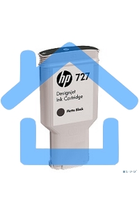 Картридж струйный HP 727 C1Q12A черный матовый, 300мл, для Designjet T920/T1500/T2500