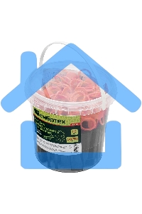 Комплект зажим + клин для системы выравнивания плитки СВП Кольцо, 50/50 шт. в ведре Сибртех