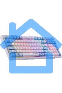 Клавиатура Defender Hawk GK-418 проводная, USB, белый/голубой