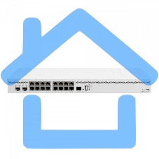 Маршрутизатор CCR2004-16G-2S+ Cloud Core Router 2004-16G-2S+ with Annapurna Labs Alpine v2 CPU with 4x ARMv8-A Cortex-A57 cores running at 1.7GHz, 4Gb of DDR4 RAM, 128MB NAND storage, 16 x Gbit LAN, 2x SFP+ ports, 1U rackmount case, Dual PSU, RouterOS L6