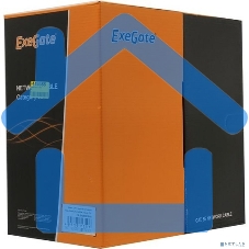 Кабель ExeGate UTP 2 пары кат.5e медь, 24AWG, бухта 305м, серый, PVC