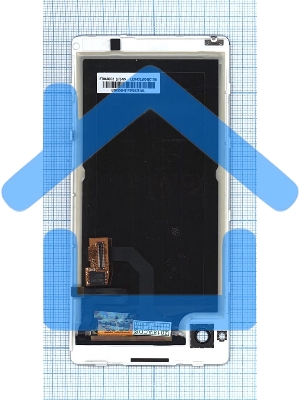 Модуль (e-ink + тачскрин) для Yota YotaPhone 1 C9660 белый с рамкой