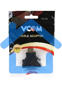 Переходник HDMI/DVI-D 19M/25F VCOM позолоченные контакты, VAD7819