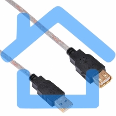 Кабель Buro USB2.0-AM-AF-S A(m)/a(f)