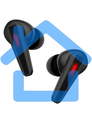 Наушники с микрофоном A4Tech Bloody M70 черный/красный вкладыши BT в ушной раковине (M70 BLACK+ RED)