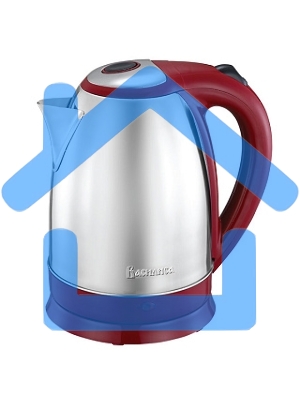 Чайник электрический ВАСИЛИСА ВА-1021 нерж. красный: 1500 Вт, 1,8 л (12)