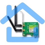 Сетевой адаптер TP-Link SOHO TL-WN881ND Адаптер 300Mbps Wireless N PCI